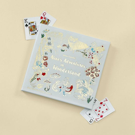 Graphic Image - "Alice's Adventures in Wonderland" Book in Ice Bonded Leather - Books