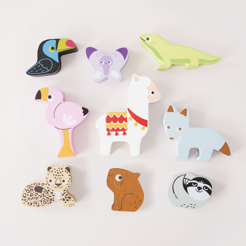 Le Toy Van - Andes Stacking Animals & Bag - Infants