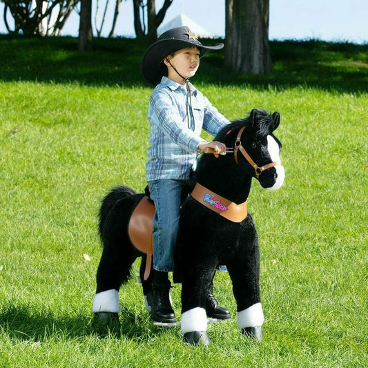 PonyCycle, Inc. - Black Model U Ride-On Horse - 7+ Years - Preschool