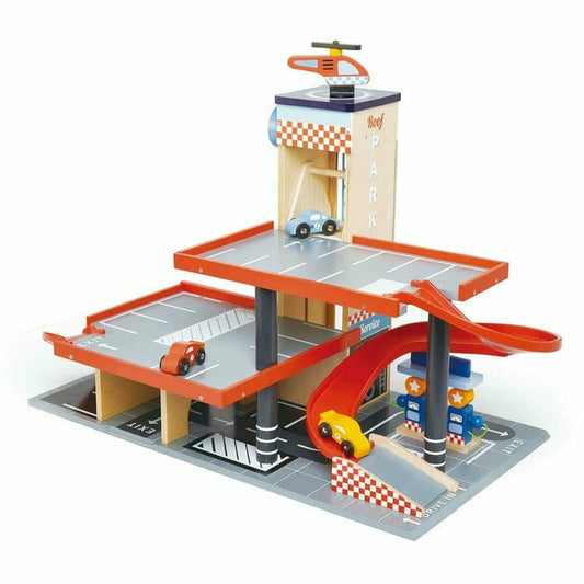 Tender Leaf Toys - Blue Bird Service Station - Preschool
