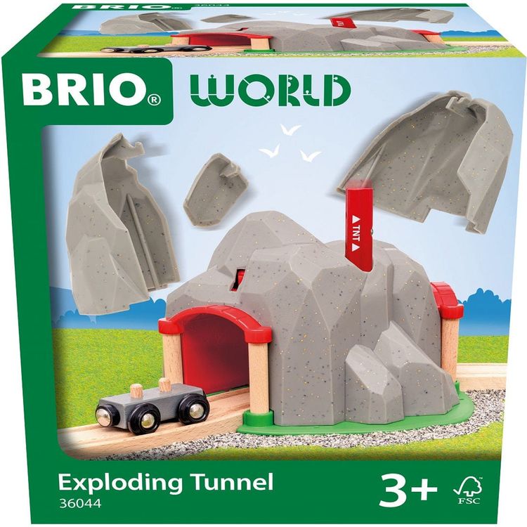 Brio - Dynamite Mountain Exploding Tunnel - Preschool