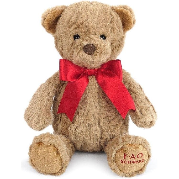 FAO Schwarz - FAO Exclusive Bear with Red Bow - Plush