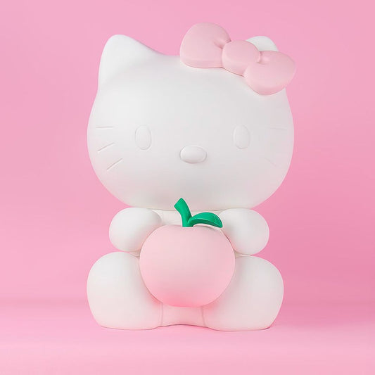 Leblon Delienne - Hello Kitty Figure with Pastel Pink Apple - 10.2" - Collectibles