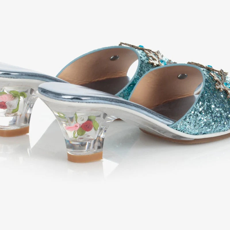 Souza - High-Heel Ice Queen Slipper (Blue) - Size 12-13 - Dress up
