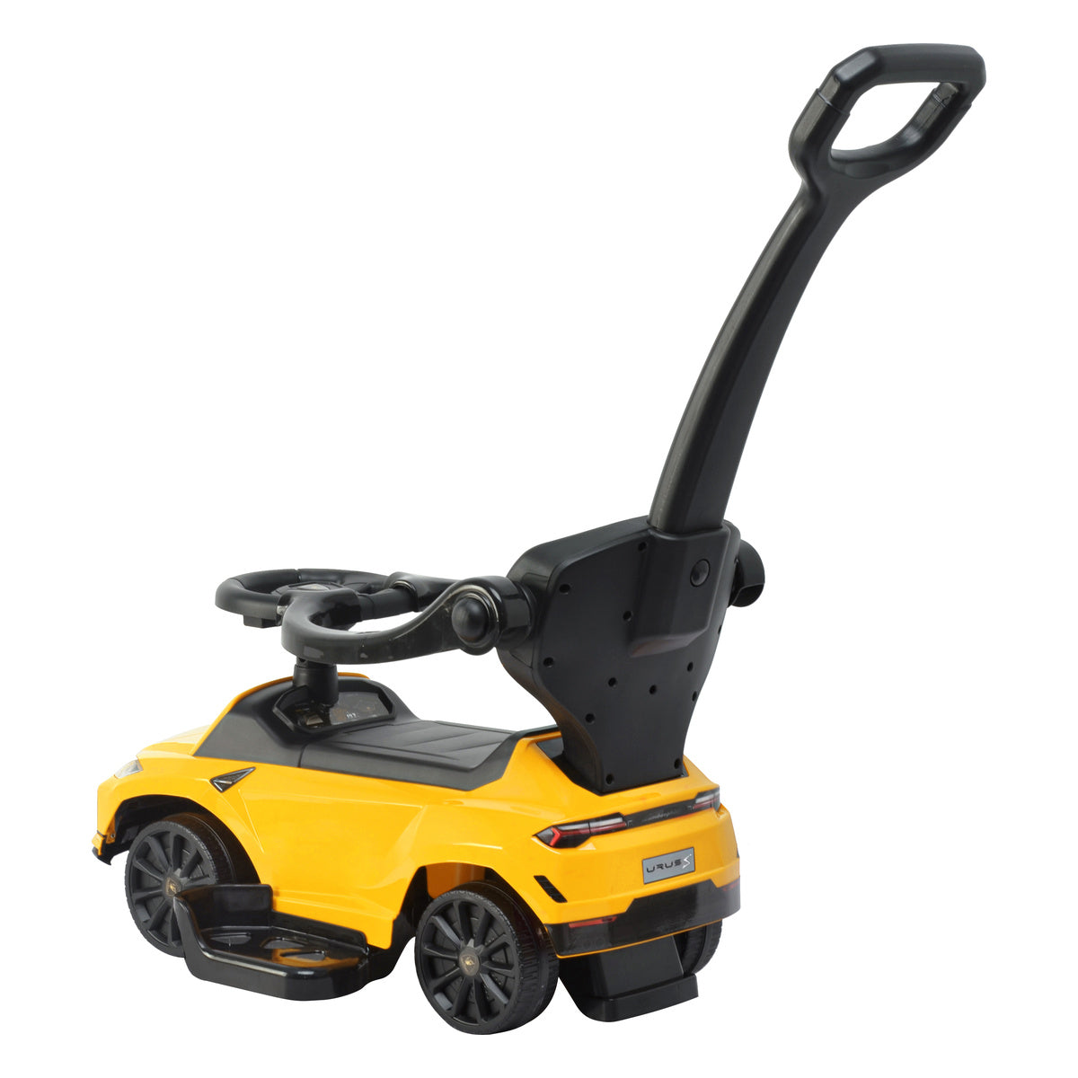 Best Ride on Cars - Lamborghini Urus 3 In 1 Push Car - Yellow - Outdoor