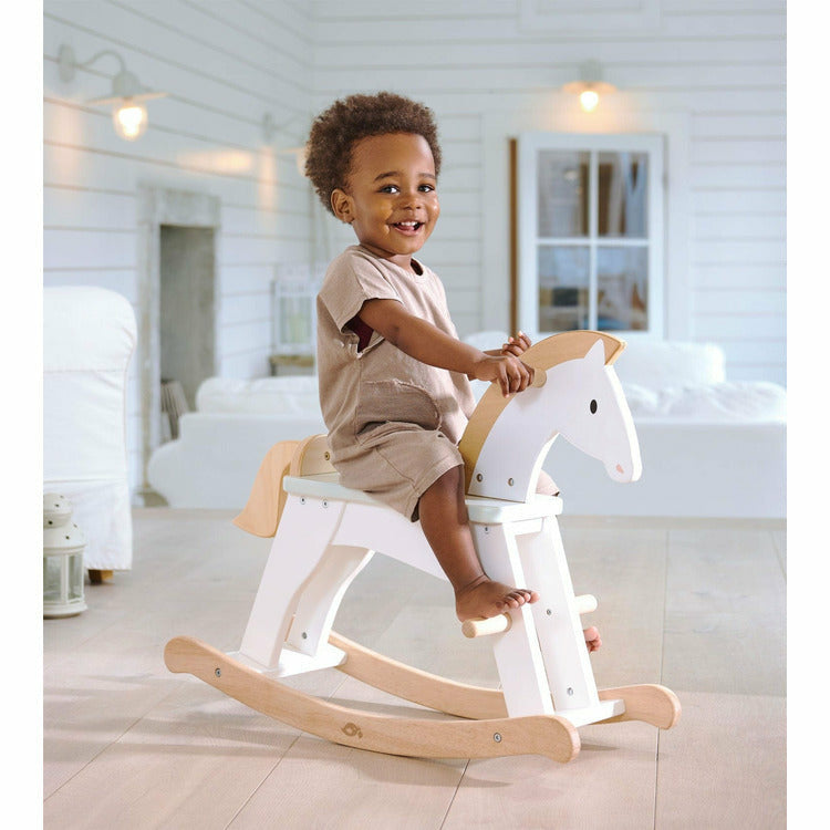 Tender Leaf Toys - Lucky Wooden Rocking Horse - Preschool