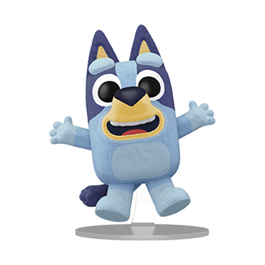 Funko - Pop! Bluey Jumping (Flocked) - World of Funko