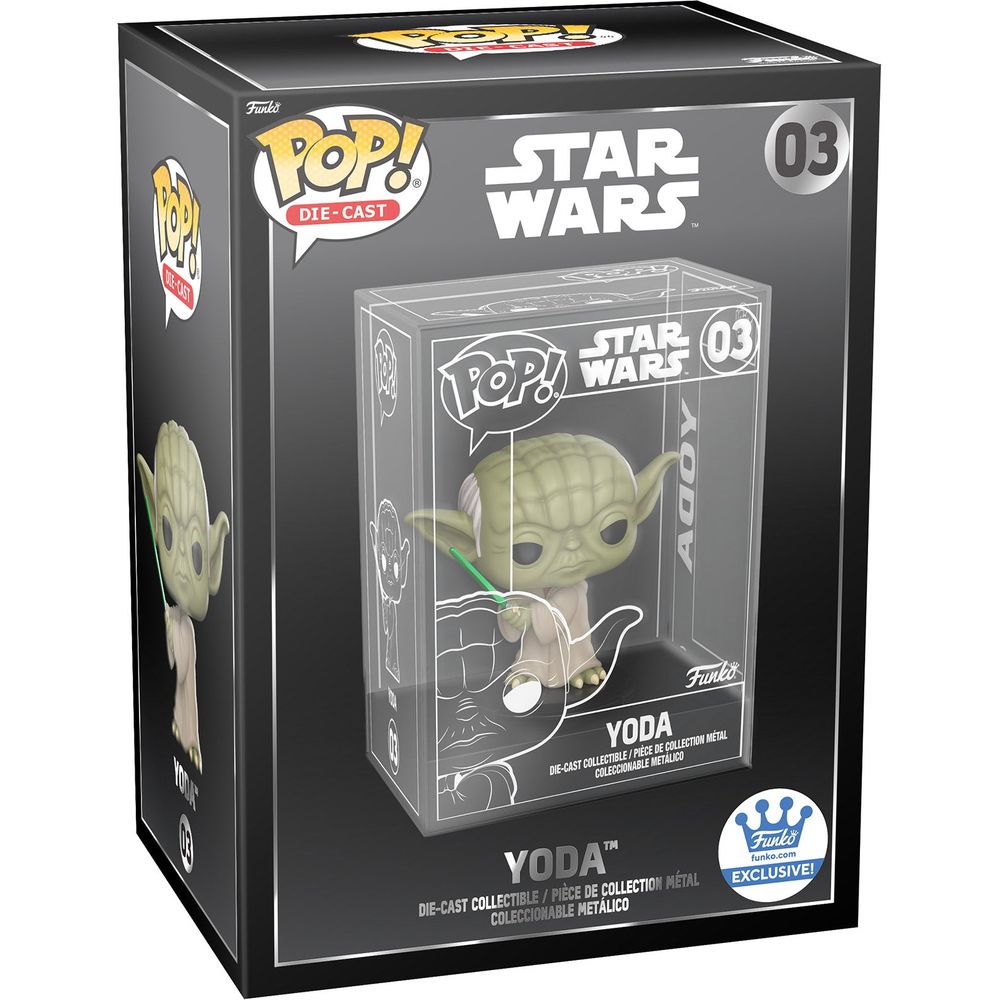 Funko - Pop! Die-Cast Yoda with Lightsaber - World of Funko