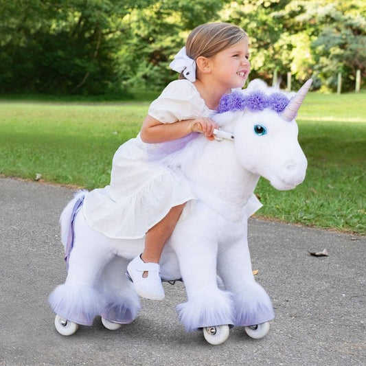 PonyCycle, Inc. - Purple Model X Ride-On Unicorn - 3-4 Years - Preschool