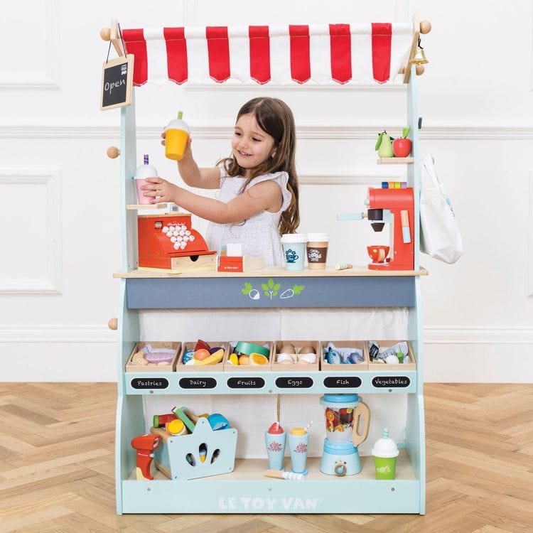Le Toy Van - Shop & Café Market Stand - Preschool