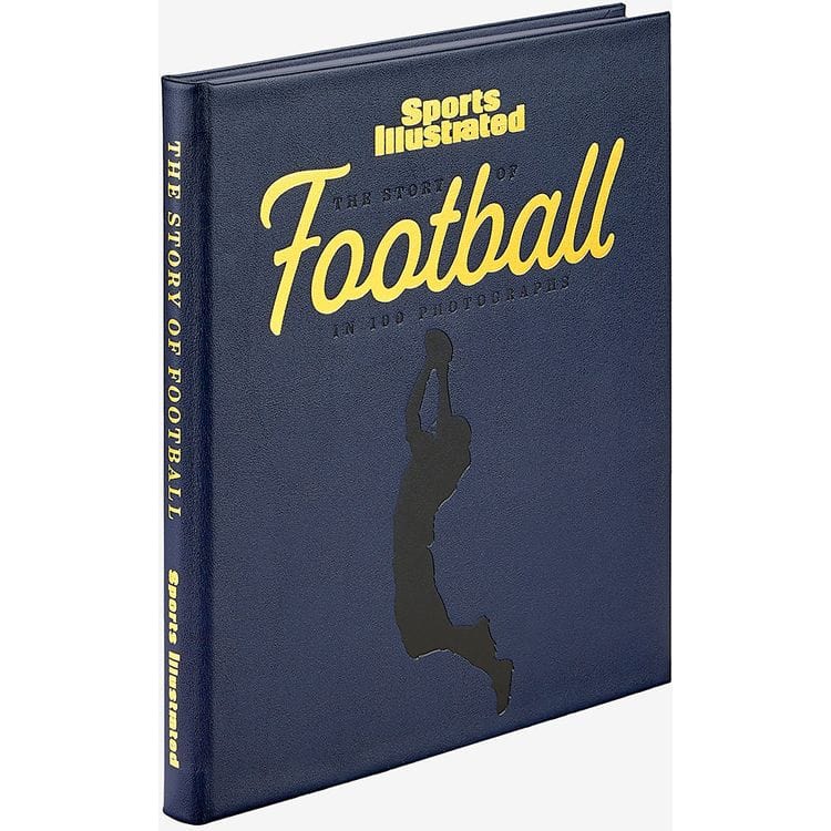 Graphic Image - "The Story of Football in 100 Photographs" Book by Sports Illustrated - Navy - Books