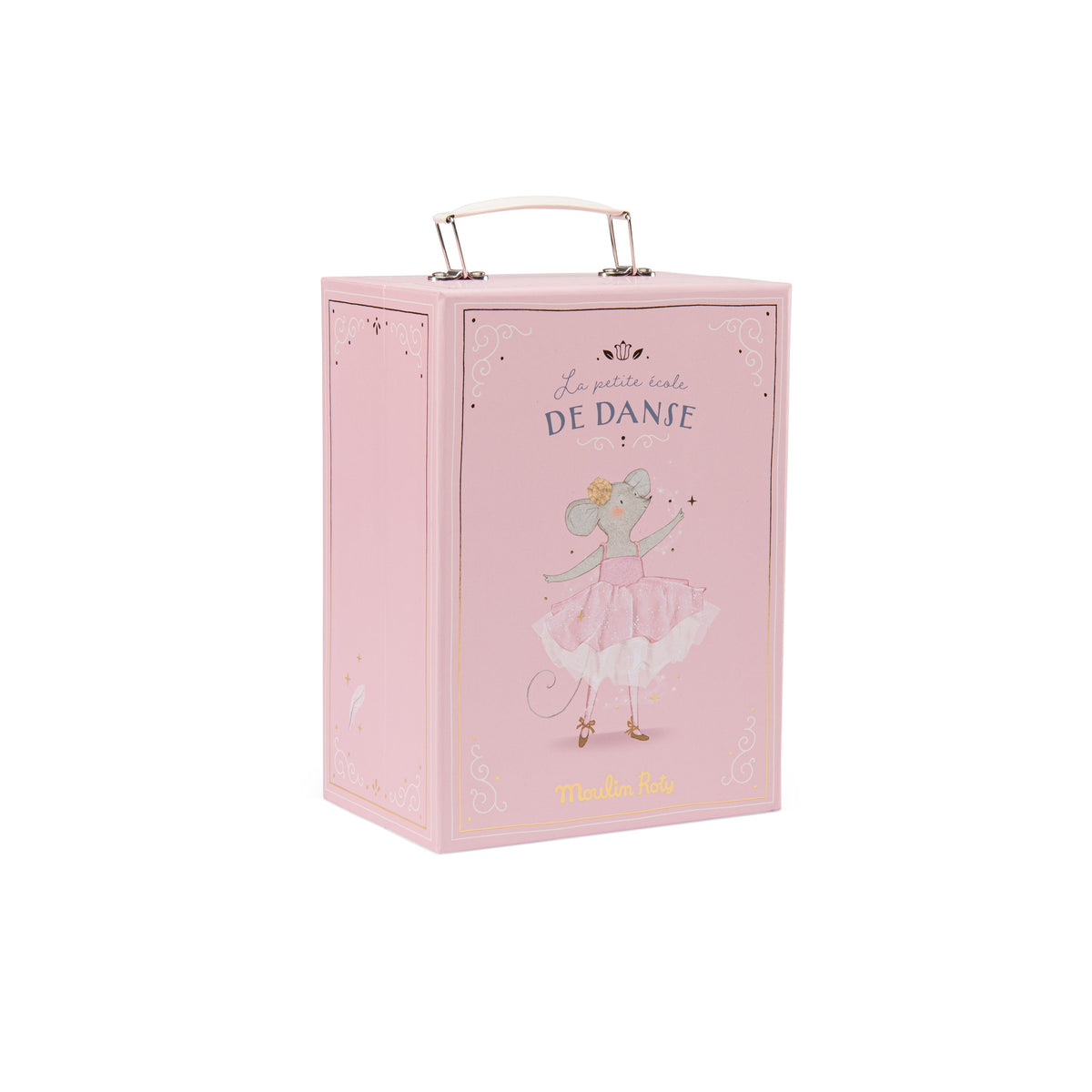 Moulin Roty - Tutus Mouse Doll with Suitcase - The Little School Of Dance - Dolls