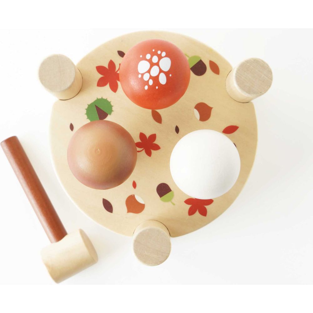 Le Toy Van - Woodland Mushroom Hammer Game - 5 Pieces - Infants