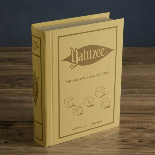 WS Game Company - Yahtzee Vintage Bookshelf Edition - Games