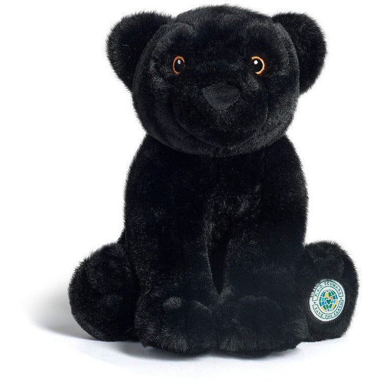 FAO Schwarz - 10" Planet Love Recycled Bottle Toy Plush Black Panther - Plush