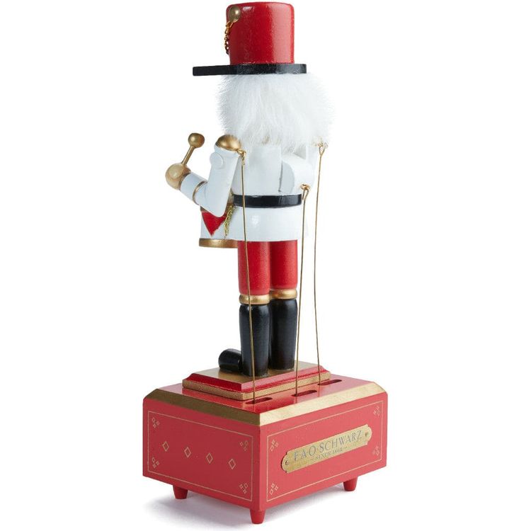 FAO Schwarz - 12 Inch Musical Wooden Nutcracker Prince - Holiday