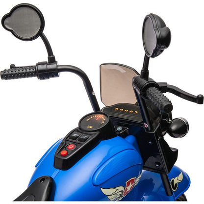 Freddo - 12V Kids Cruiser 1-Seater Motorcycle - Blue - Outdoor
