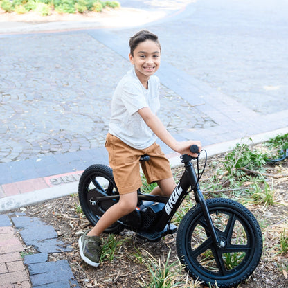 Best Ride on Cars - 16" Electric Bike - Black - Outdoor