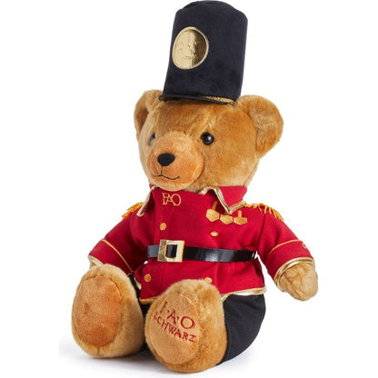 FAO Schwarz - 16" Toy Soldier Plush Bear - Plush