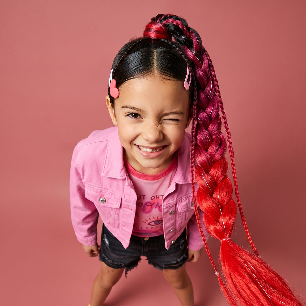 FAO Schwarz - 20” Wrap Ponytail Hair Extension – Flame Red - Fashion Activity and Roleplay