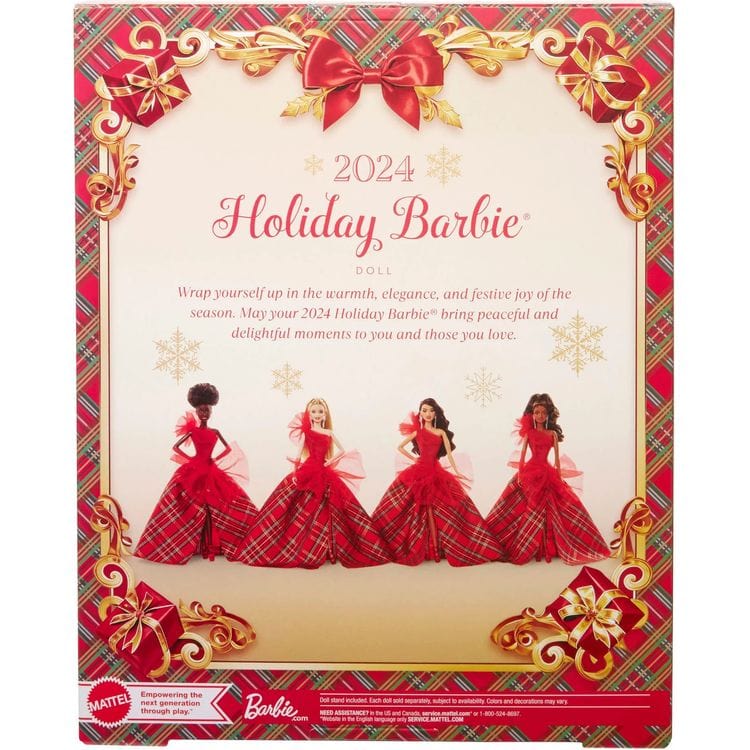 Barbie - 2024 Barbie Holiday Doll - Black Hair - World of Barbie