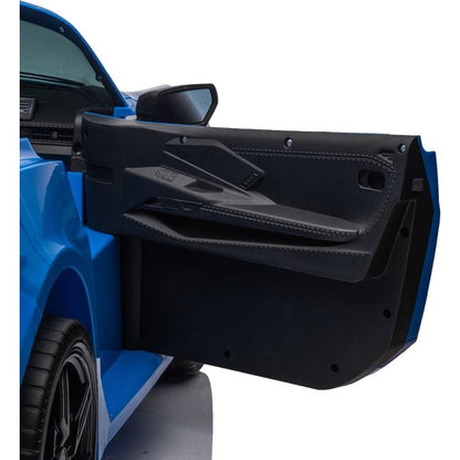 Freddo - 24V Chevrolet Corvette C8 2 Seater Ride on - Blue - Outdoor