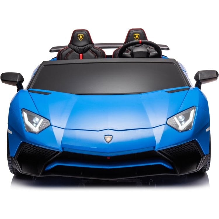 Freddo - 24V Lamborghini Aventador 2 Seater Ride on Car - Blue - Outdoor