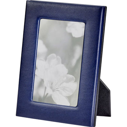 Graphic Image - 4" x 6" Leather Studio Frame - Navy Blue - Trend Accessories