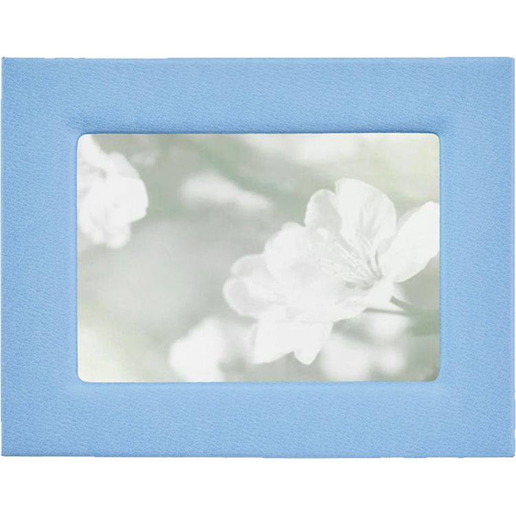 Graphic Image - 5" x 7" Leather Studio Frame - Light Blue - Trend Accessories