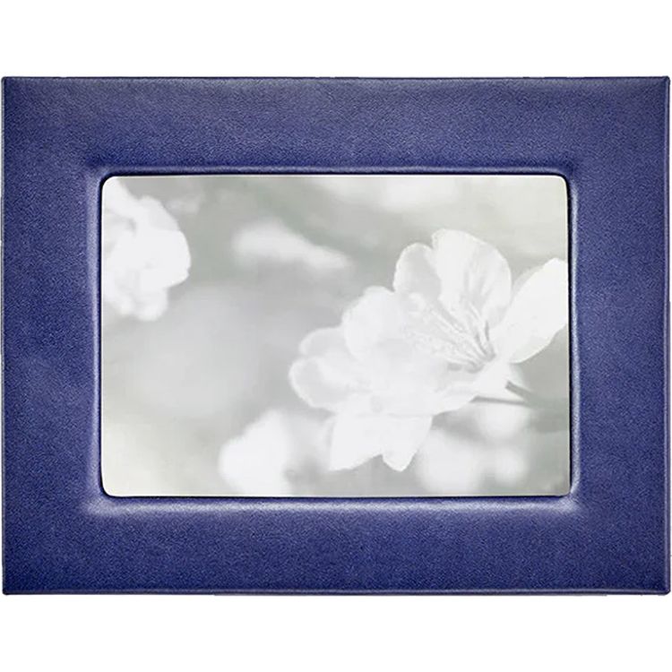 Graphic Image - 5" x 7" Leather Studio Frame - Navy Blue - Trend Accessories