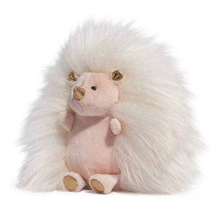 FAO Schwarz - 6" Sparklers Toy Plush Hedgehog - White Gold - Plush
