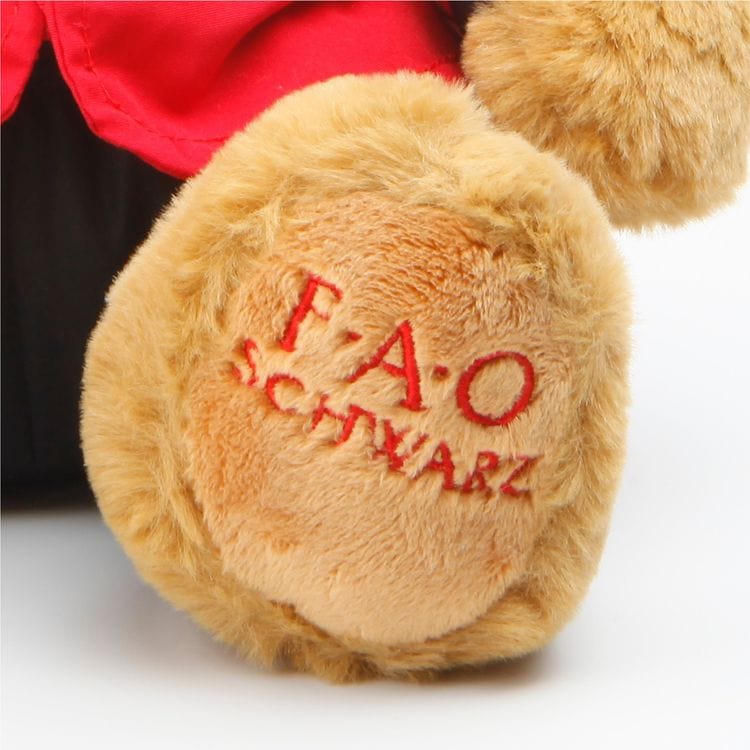 FAO Schwarz - 7" Plush Bear Soldier in a Bag - Plush