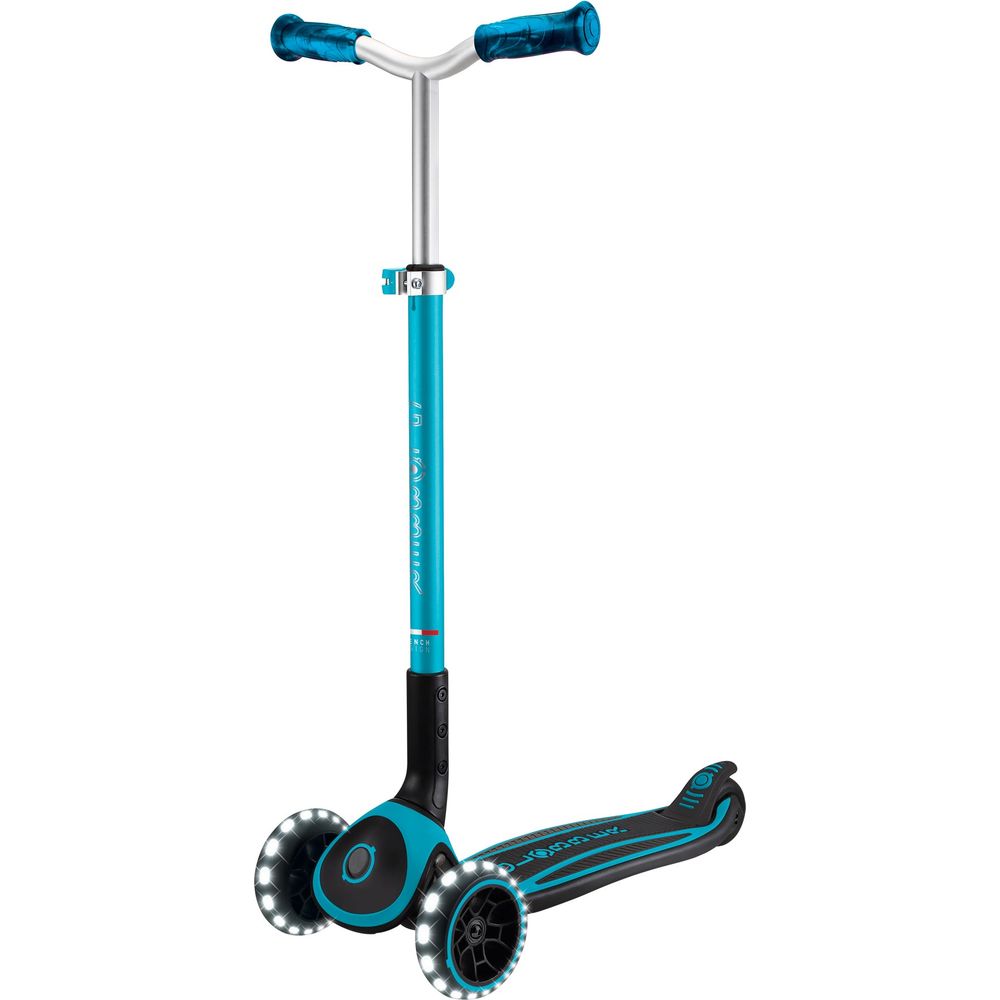 Globber - Ace Lights Scooter - Aqua - Outdoor