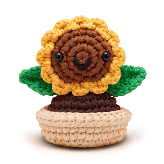 The Woobles - Ana the Sunflower Learn to Crochet Kit - Creativity