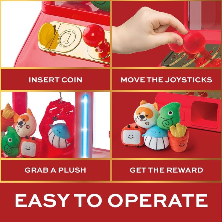 FAO Schwarz - Arcade Claw Game with Plush Prizes - STEM