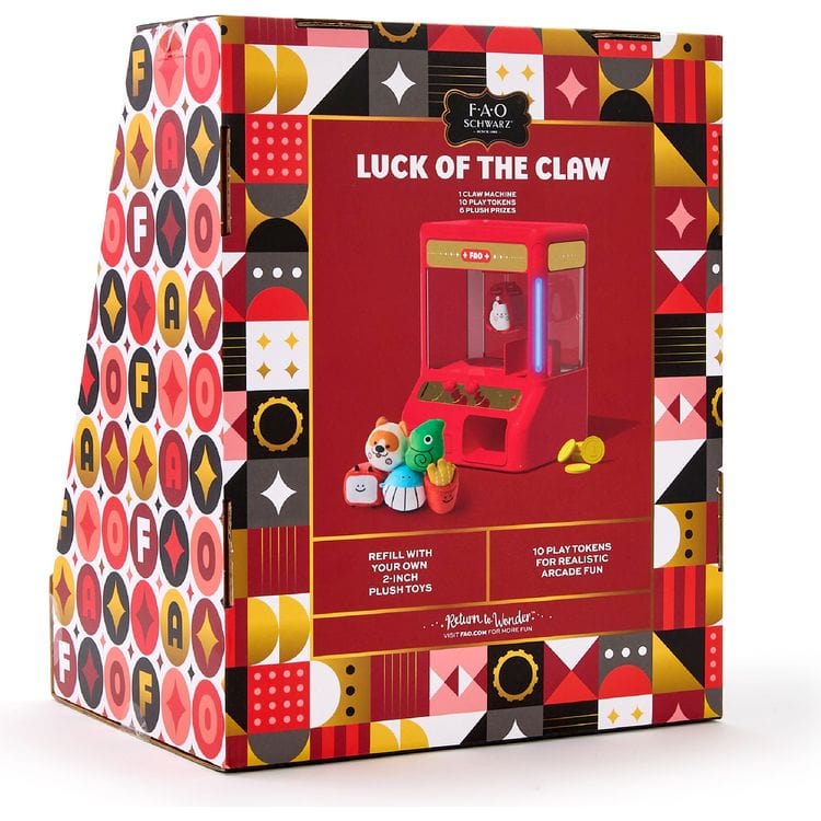 FAO Schwarz - Arcade Claw Game with Plush Prizes - STEM