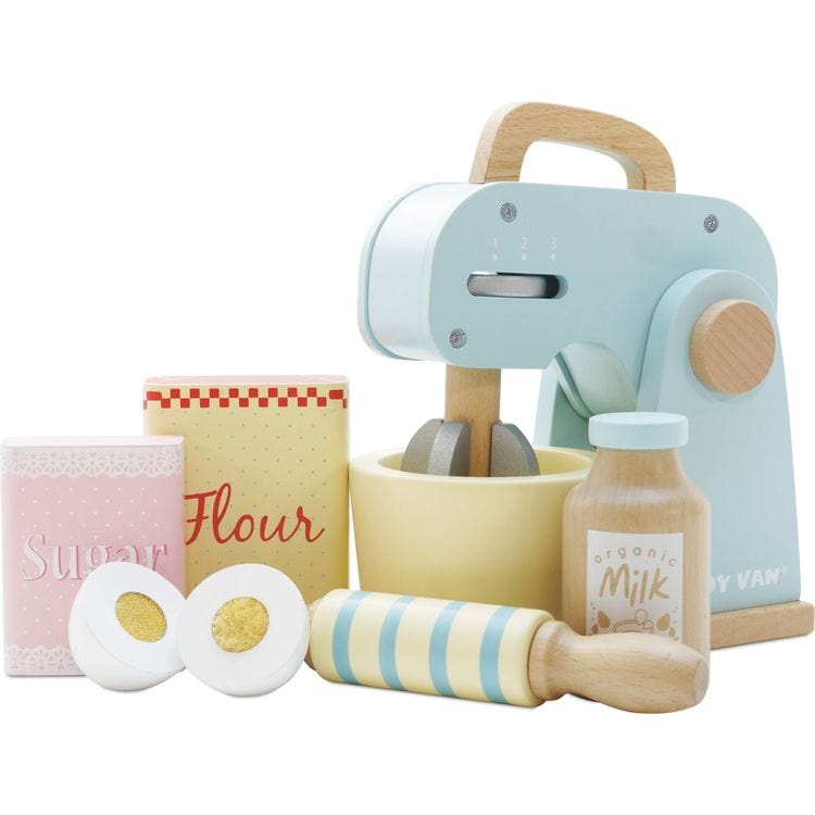 Le Toy Van - Bakers Mixer Set and Accessories - 8 Pieces - Preschool