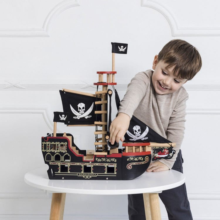 Le Toy Van - Barbarossa Pirate Ship & Characters - Preschool