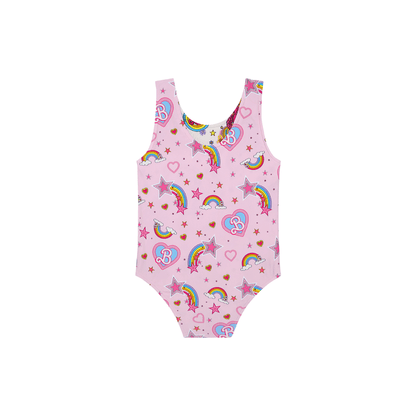 Posh Peanut - Barbie Star Power - Kids Reversible One Piece Swimsuit - World of Barbie