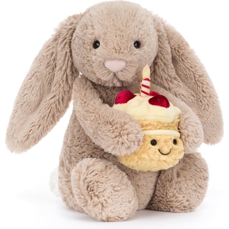 Jellycat, Inc. - Bashful Beige Birthday Bunny - Plush