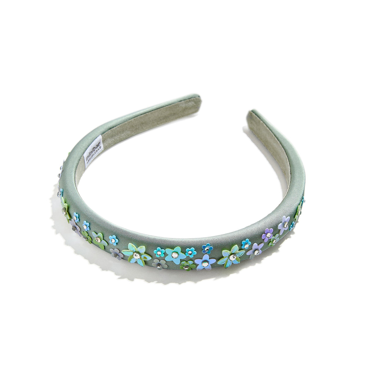 Minibar by BaubleBar - Beaded Floral Headband - Green - Trend Accessories