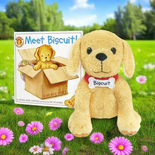 MerryMakers - Biscuit the Little Yellow Puppy Plush - Plush