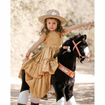 PonyCycle, Inc. - Black Model U Ride-On Horse - 4-7 Years - Plush