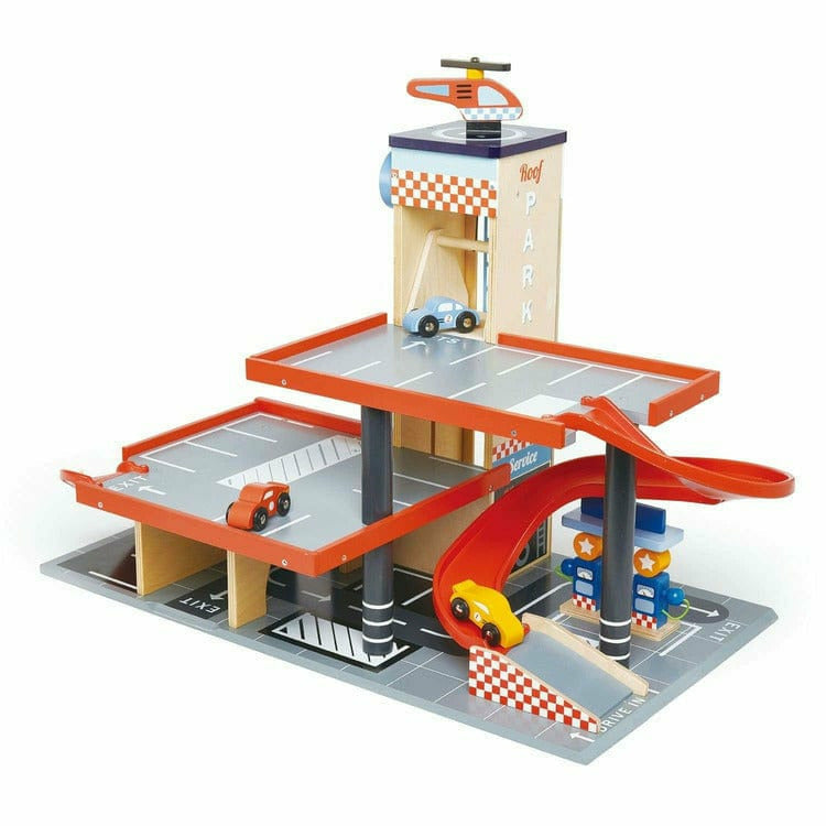 Tender Leaf Toys - Blue Bird Service Station - Preschool