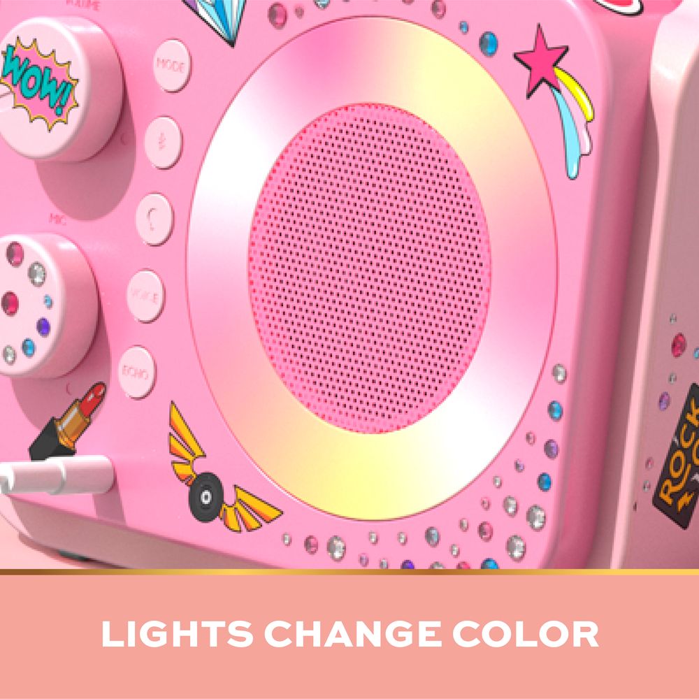 FAO Schwarz - Bluetooth Portable Karaoke Station with Microphone - Music