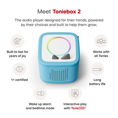 Tonies - Bluey Toniebox 2 Play Set - Sky Blue - Electronics