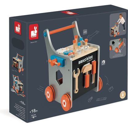 Janod - Brico'Kids Magnetic DIY Trolley - Preschool