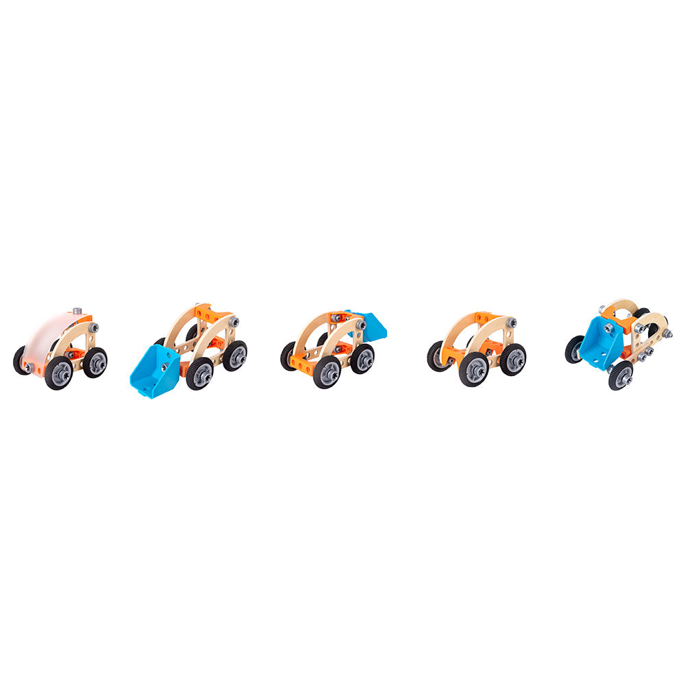 Hape - Build 'n' Drive Car Set - STEM