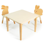 Mentari - Bunny Table and Chair Set - Room Decor