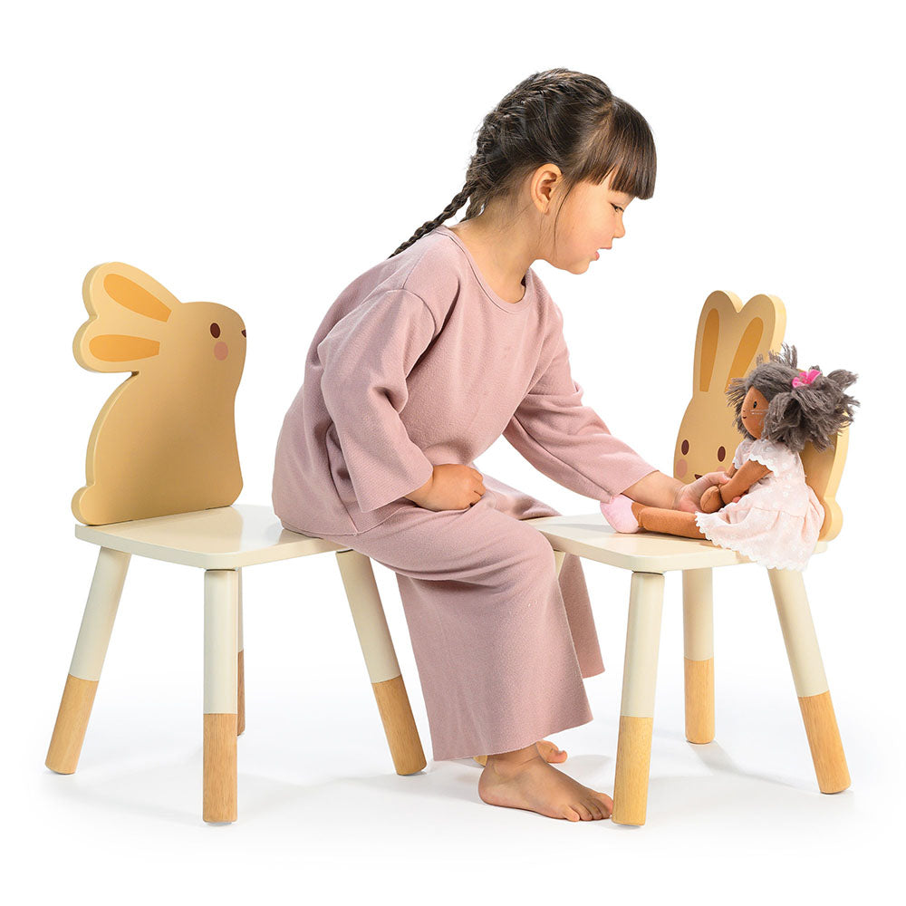 Mentari - Bunny Table and Chair Set - Room Decor